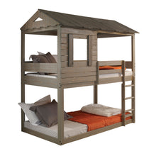 Load image into Gallery viewer, ACME Darlene Twin/Twin Bunk Bed, Rustic Gray 38140