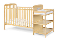 Load image into Gallery viewer, Ramsey Crib and Changer Combo Natural Wood