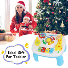 Load image into Gallery viewer, Toddler Musical Learning Table Educational Baby Toys Musical Activity Table Learning Center for 6+ Months Boys Girls Gift