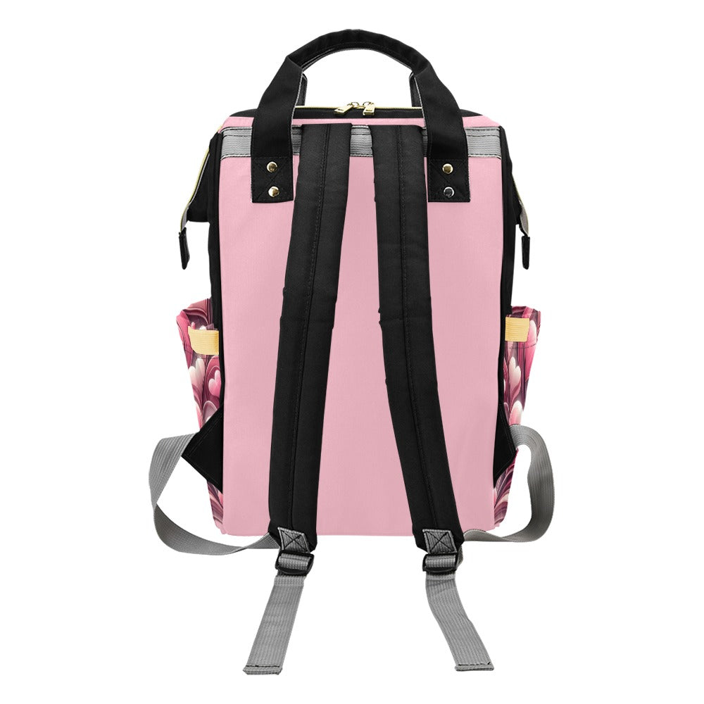 kelty aztec-style top zip backpack diaper bag in pink Personalized Diaper Bag