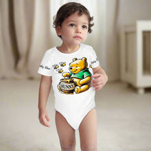Load image into Gallery viewer, Baby Onesie® Short Sleeve Pooh Baby Bear Bodysuit Newborn To 2T, Blue Jean