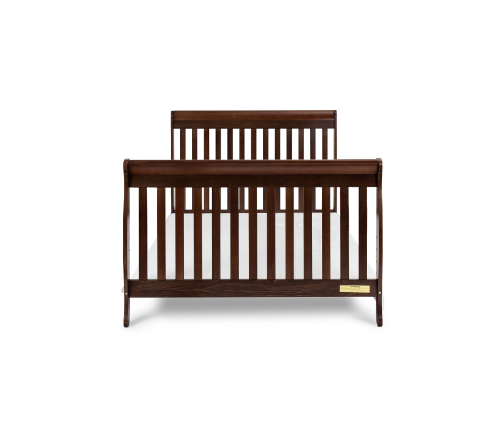 AFG Athena Alice 3 in 1 Convertible Crib with Toddler Rail - Espresso