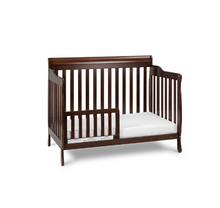 Load image into Gallery viewer, AFG Athena Alice 3 in 1 Convertible Crib with Toddler Rail - Espresso