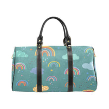 Load image into Gallery viewer, Custom Diaper Tote Bag - Boho Cartoon Rainbows Gender Neutral Travel Diaper Bag