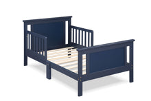 Load image into Gallery viewer, Connelly Reversible Panel Toddler Bed Midnight Blue/Vintage Walnut