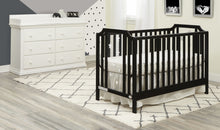 Load image into Gallery viewer, Celeste 3-in-1 Convertible Island Crib Black