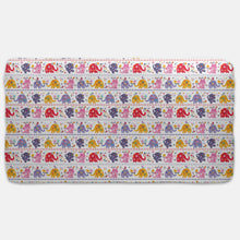 Load image into Gallery viewer, Designer Jersey Fitted Crib Sheet - Cute Circus Elephants