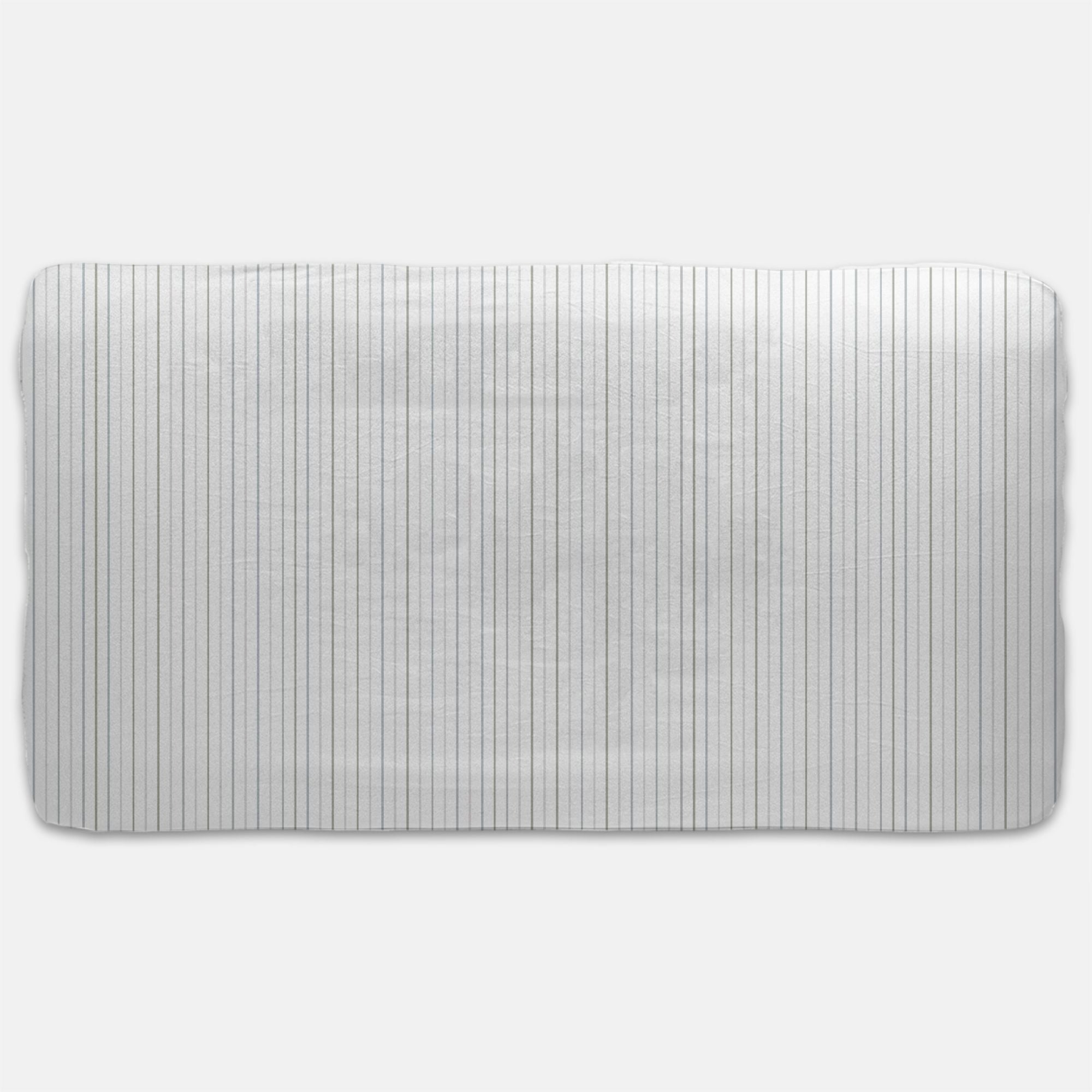 Designer Jersey Fitted Crib Sheet - Soft Stripes