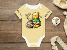 Load image into Gallery viewer, Baby Onesie® Short Sleeve Pooh Baby Bear Bodysuit Newborn To 2T, Butter