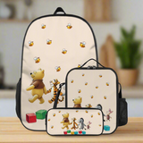 Pooh and Friends Backpack School Bags Set of 3