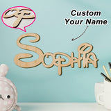 Personalized Custom Wooden Name Sign Baby Name Letters Wall Decor