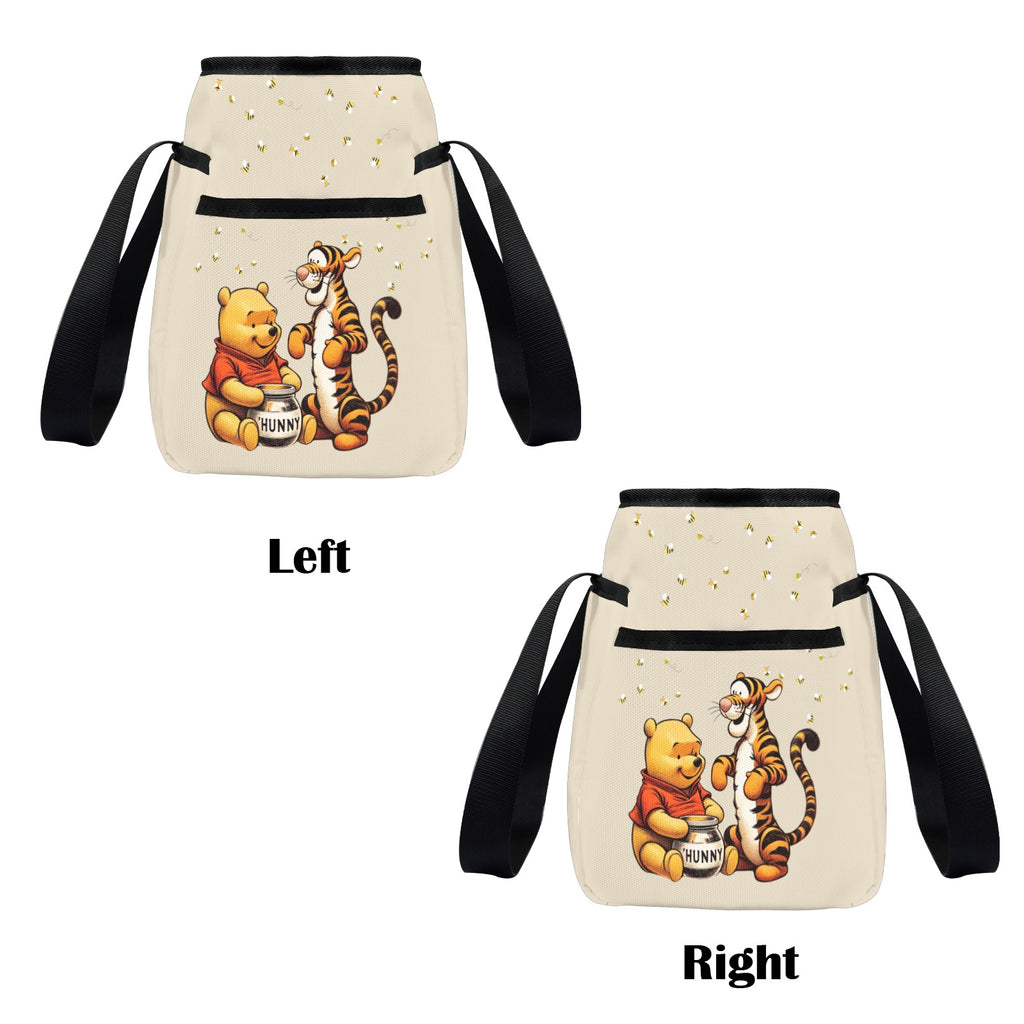 Tigger and Pooh Monogram Tote Custom Diaper Tote Bag Large Capacity