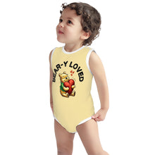 Load image into Gallery viewer, Baby Bear Onesie® Cotton Sleeveless Summer Pooh Bodysuit Newborn To 2T, Butter