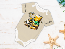 Load image into Gallery viewer, Baby Bear Onesie® Cotton Short Sleeve Pooh Bodysuit Newborn To 2T, Desert Calm