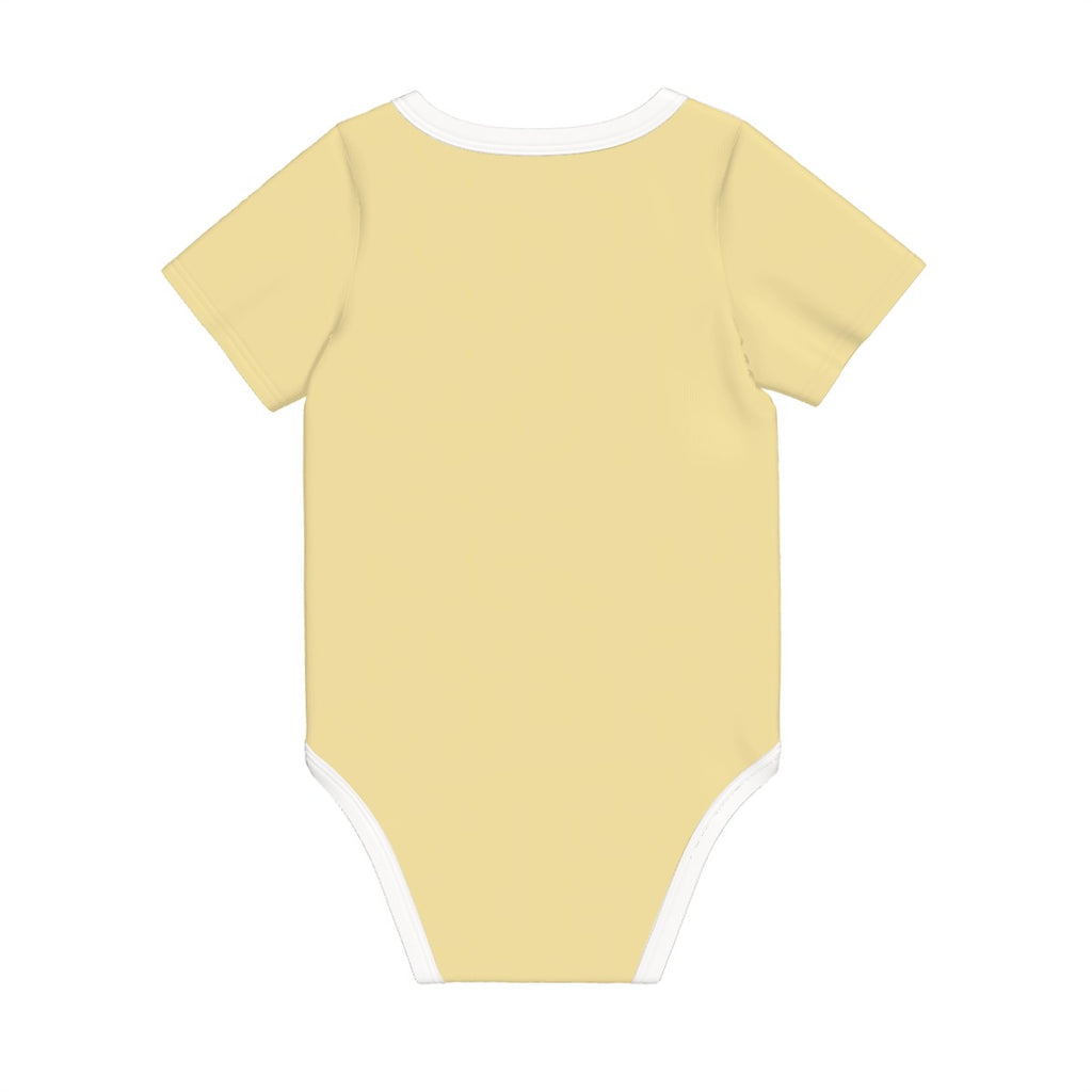 Pooh Baby Onesie® Cotton Short Sleeve Baby Bear Bodysuit Pooh Newborn To 2T, Butter