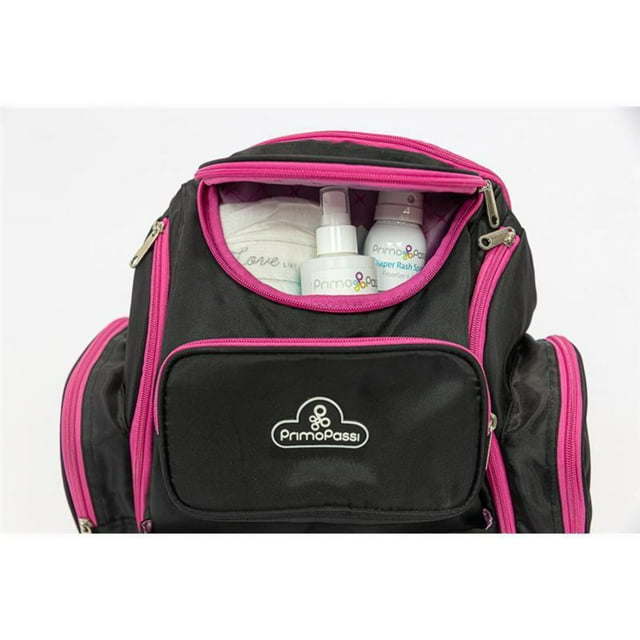 Primo Passi Backpack Diaper Bag, Pink