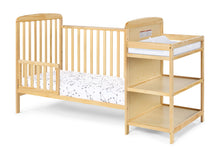 Load image into Gallery viewer, Ramsey Crib and Changer Combo Natural Wood