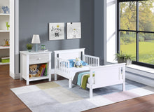 Load image into Gallery viewer, Connelly Reversible Panel Toddler Bed White/Rockport Gray