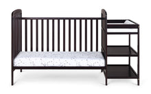 Load image into Gallery viewer, Ramsey 3-in-1 Convertible Crib and Changer Combo Espresso