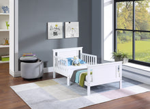 Load image into Gallery viewer, Connelly Reversible Panel Toddler Bed White/Rockport Gray