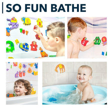 Load image into Gallery viewer, Non Toxic Foam Bath Toys 52 Items Premium Educational Floating Bathtub Preschool Alphabet Letters Animals Fun Bathing for Baby Toddlers Kids Girls Boys Set 26 Puzzles