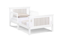 Load image into Gallery viewer, Connelly Reversible Panel Toddler Bed White/Rockport Gray