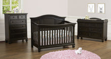 Load image into Gallery viewer, Glendale 4-in-1 Convertible Crib Charcoal Brown