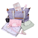 Hopscotch Lane My Baby Doll's Unisex Diaper Bag-9 Play Pieces, Baby Doll Accessory, Children Ages 2+