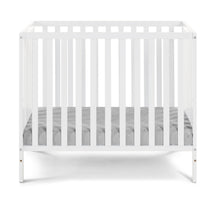 Load image into Gallery viewer, Palmer 3-in-1 Convertible Mini Crib White w/mattress pad