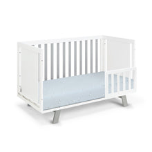 Load image into Gallery viewer, Livia 3-in-1 Convertible Island Crib White/Gray