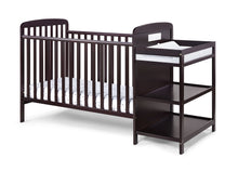 Load image into Gallery viewer, Ramsey 3-in-1 Convertible Crib and Changer Combo Espresso