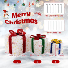 Load image into Gallery viewer, Christmas Lighted Gift Boxes Decorations for Indoor &amp; Outdoor