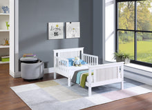 Load image into Gallery viewer, Connelly Reversible Panel Toddler Bed White/Rockport Gray