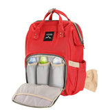 Mummy Diaper Bag Backpack Water-Resistant Large Capacity Travel Nappy Backpack Baby Nursing Handbag for Mom Dad Baby Care