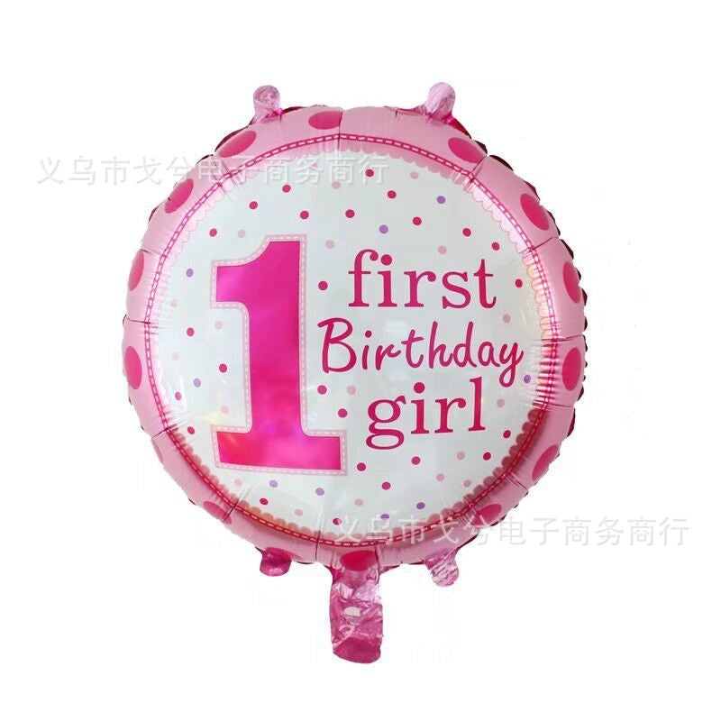 1st Birthday Party Decoration Kids Balloons