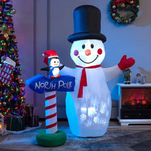 Load image into Gallery viewer, Happy Christmas Holiday Yard Decorations Inflatable W/ LED Lights