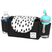 Load image into Gallery viewer, Stroller Organizer Bag 6 Pockets Baby Trolley Bag with Cup Holder for Paper Tissue Diaper Phone Snacks Baby Cream