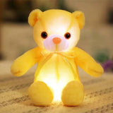 32cm Creative Luminous Bear Plush Toy Stuffed Teddy Led Light Colorful Doll