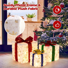 Load image into Gallery viewer, Christmas Lighted Gift Boxes Decorations for Indoor &amp; Outdoor