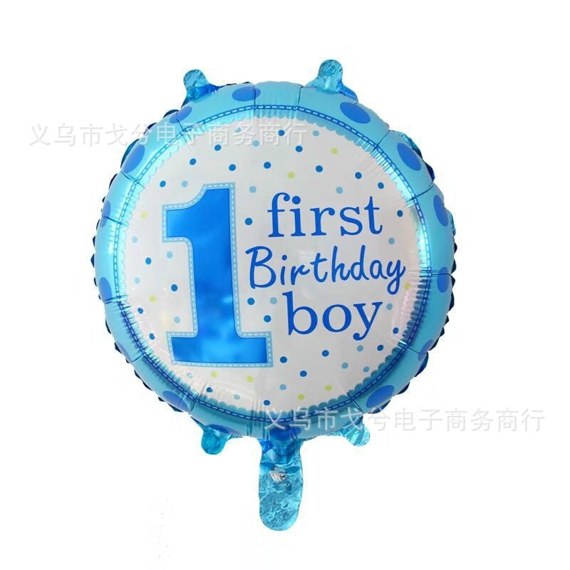 1st Birthday Party Decoration Kids Balloons