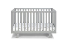 Load image into Gallery viewer, Livia 3-in-1 Convertible Island Crib Gray/Gray