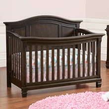 Load image into Gallery viewer, Glendale 4-in-1 Convertible Crib Charcoal Brown