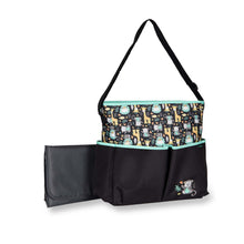 Load image into Gallery viewer, Baby Boom Tote Diaper Bag with Adjustable Shoulder Strap, Black