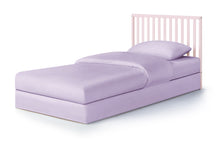 Load image into Gallery viewer, Palmer 3-in-1 Convertible Mini Crib Pastel Pink w/ Mattress Pad