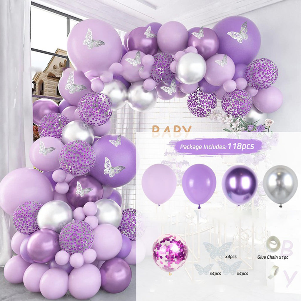 Butterfly Party Balloons Set Balloon Garland Arch Kit