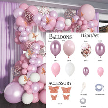 Load image into Gallery viewer, Butterfly Party Balloons Set Balloon Garland Arch Kit