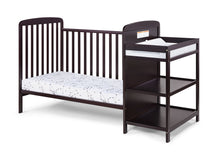 Load image into Gallery viewer, Ramsey 3-in-1 Convertible Crib and Changer Combo Espresso