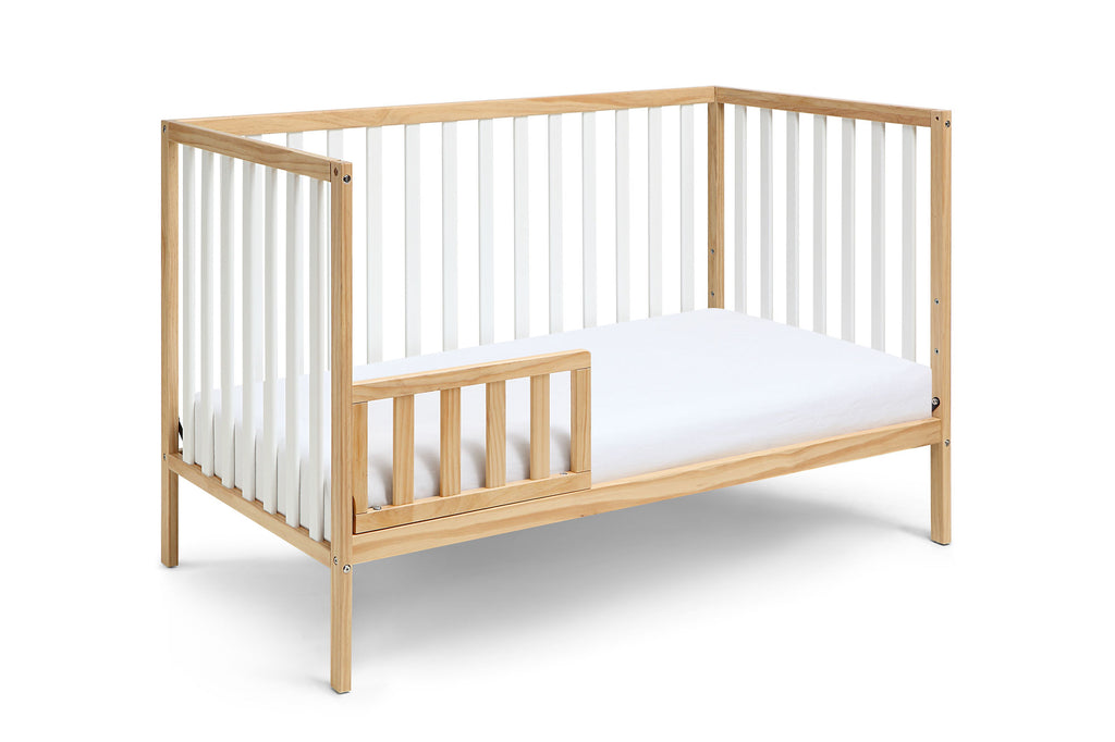 Deux Remi 3-in-1 Convertible Island Crib Natural/White