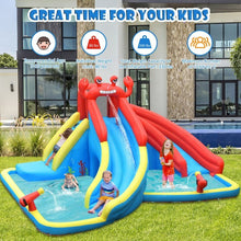 Load image into Gallery viewer, Inflatable Water Slide Crab Dual Slide Bounce House Without Blower