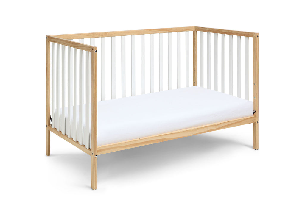 Deux Remi 3-in-1 Convertible Island Crib Natural/White